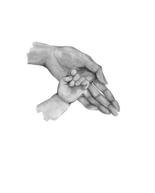 Poster - Mamma & 1 mindre barn